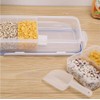3 PCS Multi-Purpose Thicken PP Transparent Frosted Plastic Kitchen Scoops