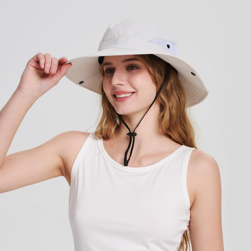 PIGBENGO Women Sun Hat UV Protection Bucket Wide Brim Summer