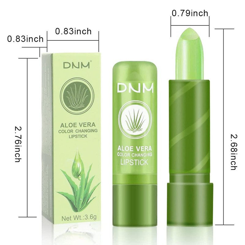 BINGBRUSH Aloe Vera Color Changing Lipstick Queen,Long Lasting Lip Care