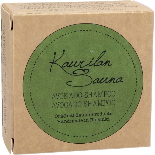 Kaurilan Sauna Avocado Shampoo Bar, Cardboard box