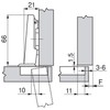 Blum - BL-71T5550 120 Degree Self Closing Screw On Straight