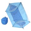 Outdoor Automatic Strut Hanging Parachute Cloth Mosquito Net AntiRollover Hammock(Sapphire