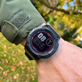 HEMSUT Nylon Sports Watch Band, 20mm Military Strap Compatible with Garmin Fenix 8 43mm /7S/7S Pro/6S/6S Pro/6S Sapphire/5S/5S Plus/5S Sapphire, Instinct 2S, Descent MK1S/2S, D2 Delta S