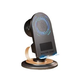 Wireless Induction Speaker Audio Bluetooth Speaker 5 in 1 Phone Holder, Supports Wireless Charging for Mobile Phones, Suitable for Tablets iPhone，Android.for Gift (Black)