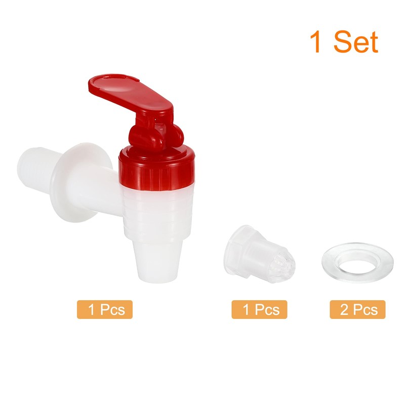 sourcing map Beverage Dispenser Replacement Spout, 1Set Plastic Water Dispenser