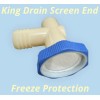 King Drains Lateral Line Freeze Protection Screen End Auto Drain