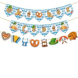 ParPix 2 Stück Oktoberfest Deko Girlande