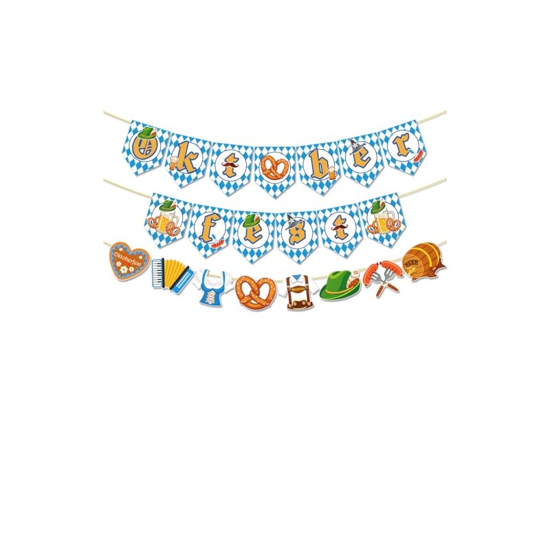 ParPix 2 Stück Oktoberfest Deko Girlande