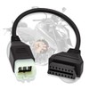 AMHTDOL OBD2 Adapter Fit for KTM 6 Pin to 16Pin