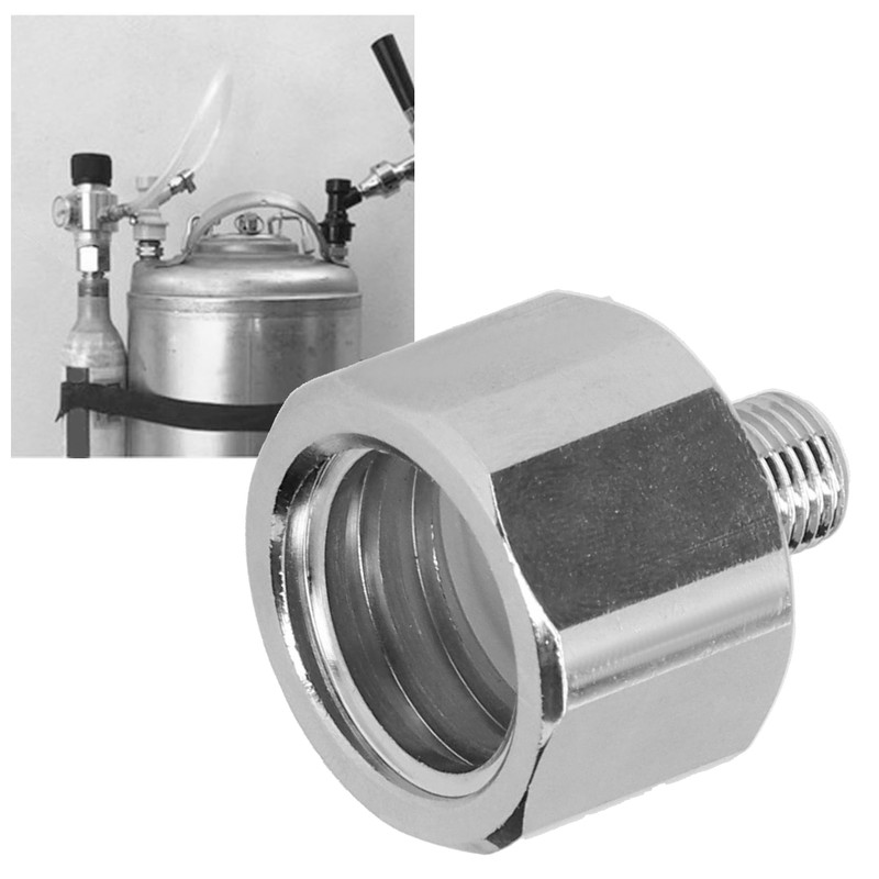 Portable TR21 to 3/8UNF CO2 Cylinder Tank Refill Connector Adapter