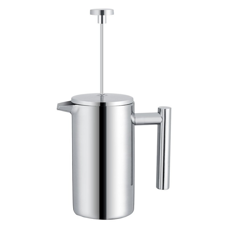 Cafetera Prensa Francesa de Acero Inoxidable 350ML Cafetera de Pared