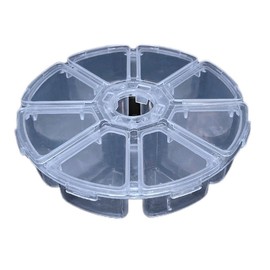 Accessory Case, Bead Case, Bead Case, Accessory Case, Bead Holder (8 Cutouts - Round)