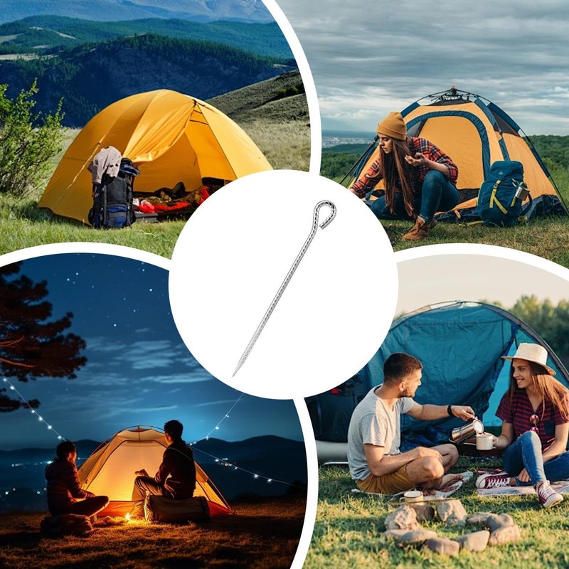 Heavy Duty Tent Stakes - Heavy Duty Canopy Spikes for