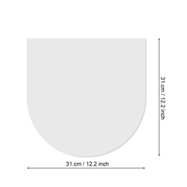 Snillok 100 PCS 12 Inch Inner Vinyl Record Sleeves LP Vinyl Inner Sleeves Anti Static Vinyl Covers for Vinyl Albums, Semi-Transparent Round Record Album Covers Fit Single Double Albums and LPs