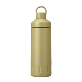 CBJAPAN SANTECO Water Bottle, Beige, 20.9 fl oz (590 ml), Direct Drinking, Vacuum Insulated, Stainless Steel Bottle, Antibacterial, Ocean Beverage Bottle