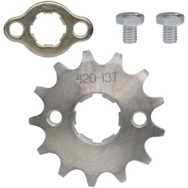Amavoler 420-13T Front Sprocket 20mm Replacement Parts Fit for 50cc 70cc 90cc 110cc 125cc Dirt Pit Bike Mini Bike ATV 4 Wheeler Moped.(20mm,420-13T)
