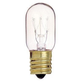 Satco S4722 130V Intermediate Base 15-Watt T7 Light Bulb, Clear