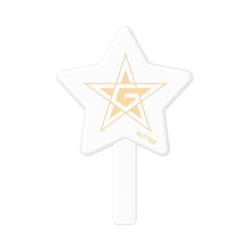 Glittier Bling Bling Big Star Hand Mirror / 글리티어 블링블링