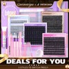 [EXHAUST]Geeneiya 5 Styles Lash Clusters Kit, Volume/ Mega/ Full/ Bottom