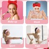 Grevosea 24 Pcs Spa Headband, Bow Hairband Facial Makeup Adjustable