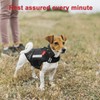 BUVUB Dog Protection Vest Harness Built-in Bendable Lightweight Steel Plate