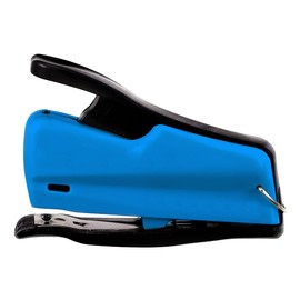 Lot of 5 Compact and Convenient Paper Pro Nano Mini Stapler: Portable Pocket-Sized Stapler for Classroom, Office, or Desk Use - 12-Sheet Capacity - Blue