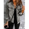 EVALESS Women's Vintage Ripped Distressed Denim Jean Jacket Coats 2025