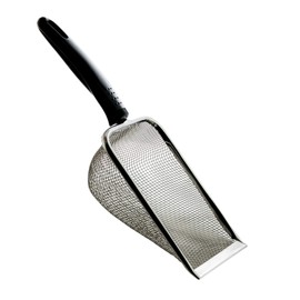 TropicShop Terrariums Metal Scoop for Reptile Faeces, Sand Sieve, Pooper Shovel for Terrarium Cleaning