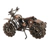 Motorcycle Toy Model Metallic Antique Texture Sturdy Smoothing Durable Metal