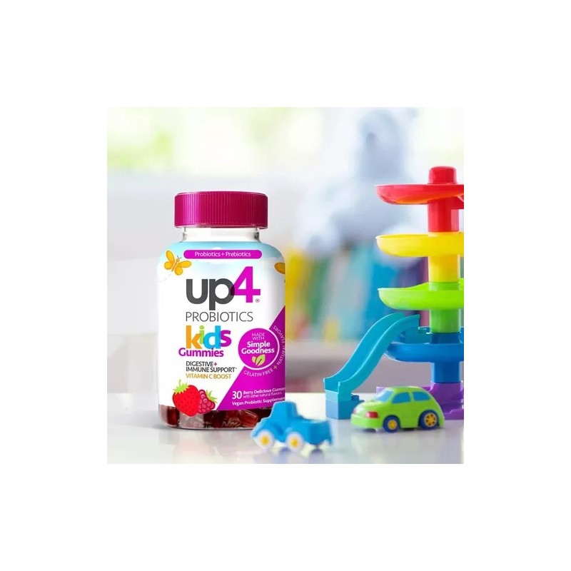 Up4 Probioticos Para Niños Apoyo Inmune Vitamina C 30gomitas