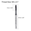 uxcell M4 x 0.7 Spiral Point Threading Tap, H2 Tolerance