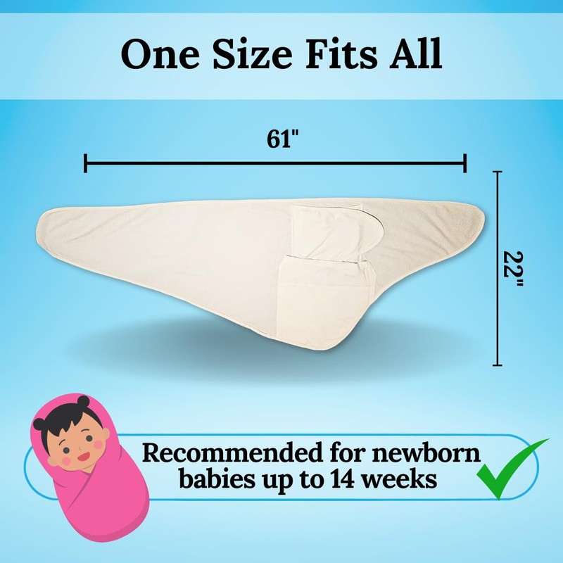 Miracle Blanket Swaddle Wrap – Help Your Newborn Sleep Longer