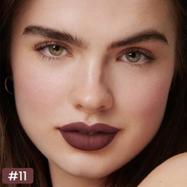 Kaely Matte Lip Tint Stain Marker Pen,2in1 Liquid Lipstick & Lip Liner Pencil,Long Lasting Waterproof 24 Hour Lip gloss for Women,tinta para labios labiales mate 24 horas originales,11