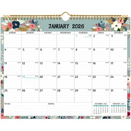 Wall Calendar 2026-2027 – 2 Year Calendar 2026-2027, 14.57 x 11.42 In, Jan 2026 - Dec 2027, 2026 Calendar 24 Months, Monthly 2026, with Ruled Blocks, Thick Paper, Holidays, To-do List ＆ Notes