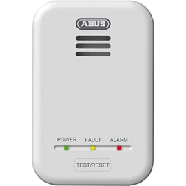 ABUS ABUS Kohlenmonoxid-Melder COWM370 CO-Melder mit 7-Jahres-Sensor, 85 dB lautem Alarm UND ABUS Gasmelder GWM100ME fr Gasthermen - Erdgas (Methan) / Stadtgas - Alarmlautst?rke 85 dB - Set