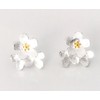 Iszie 925 Sterling Silver Flower Daisy Stud Earrings for Women