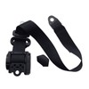 3 Point Car Seat Belt Polyester Steel ABS Auto Scaling