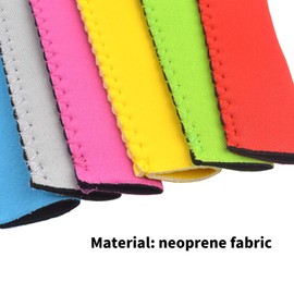 6 Pieces Assorted Colors Ice Pop Sleeves Popsicle Holders Bags, Neoprene Fabric for Anti-freezing Insulation