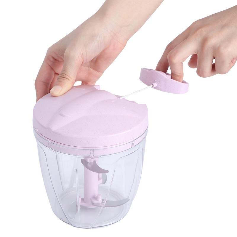 900ML Multi Function Meat Chopper Hand Pulled Meat Mincer Household