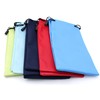 Dozen Eyewear Carrying Draw String Soft Pouch Felt Inner Lining