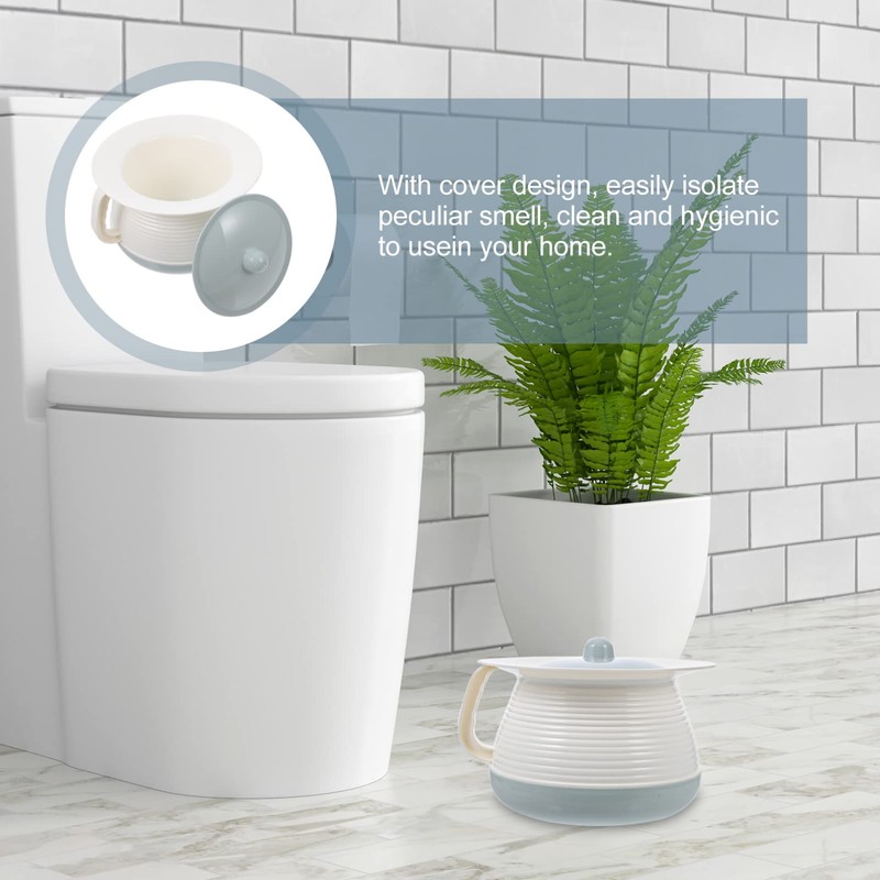 Alipis Chamber Pot Portable Toilets Bedpan Urinal Pots with Lid