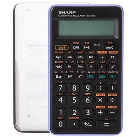 SHARP CALCULATOR SCIENTIFIC EL501TBVL,Black