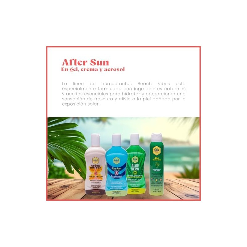 Beach Vibes - After Sun Crema Aloe Cacao 240 ml.