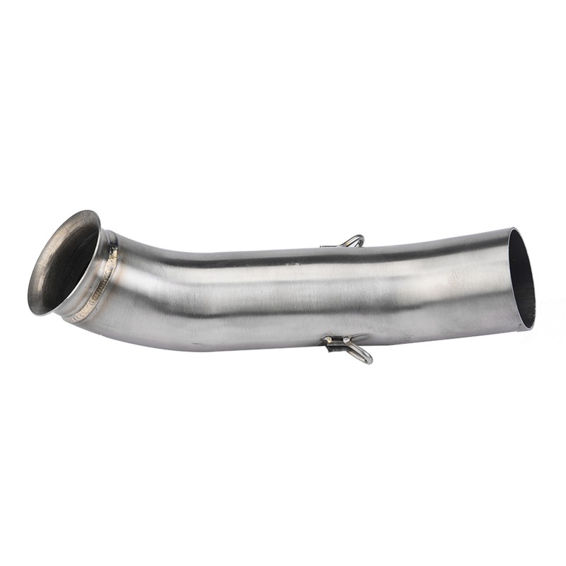 Motorcycle Full Exhaust System Vent Middle Pipe Link Connect for