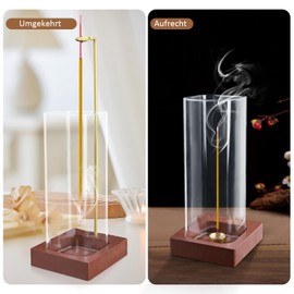 4 Pack Incense Stick Holder Wooden Incense Stick Holder Incense Stick Holder with Scented Ashtray