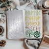 UNICRAFTALE Metal Stencils for Craft Wood Burning Viking Runes Stencil