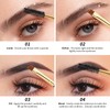 Docolor Eyebrow Brush Duo, Professional Angled Eye Brow Brush and