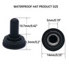 Twidec/6Pcs Mini Momentary Toggle Switch SPDT 3 Position 3 Pins