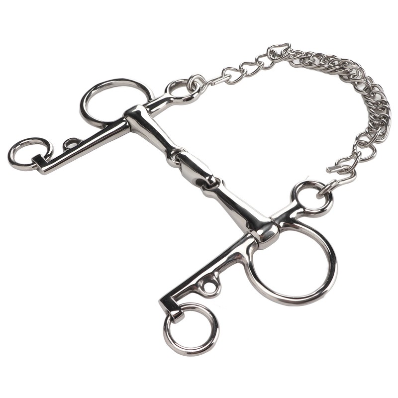 Stainless Steel Horse Pelham Bit Gnaw Resistant Ease of Control