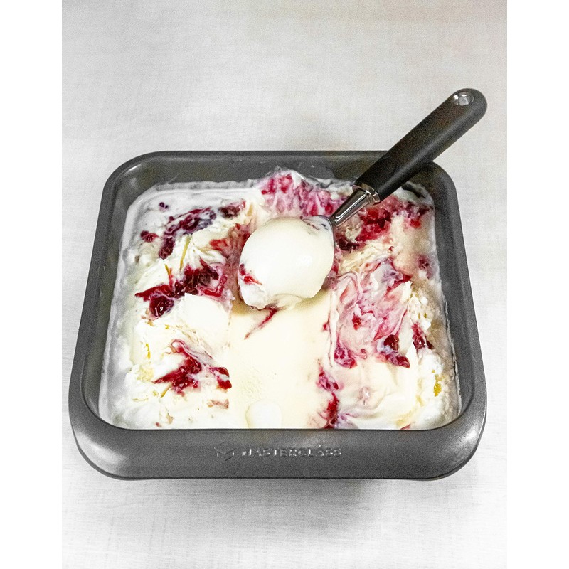 MasterClass Ice Cream Scoop with Soft Grip Handle, Stainless Steel,